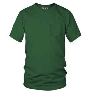 NWT Real Ranch Men's Pocket Short Sleeve‎ Tee Size 3XL Color Forest Green